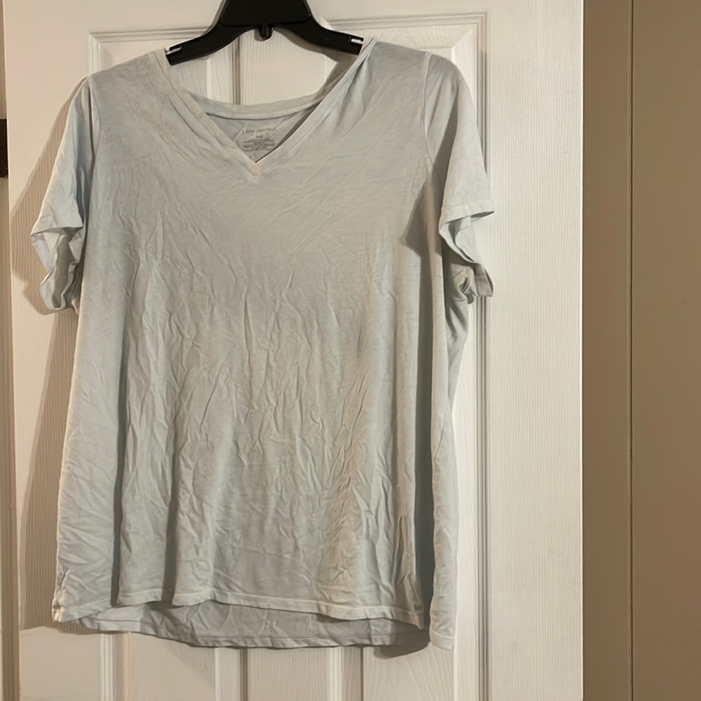Lane Bryant Whitecotton T